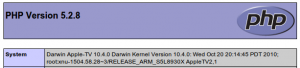 PHP fastcgi using Cherokee on iOS 4